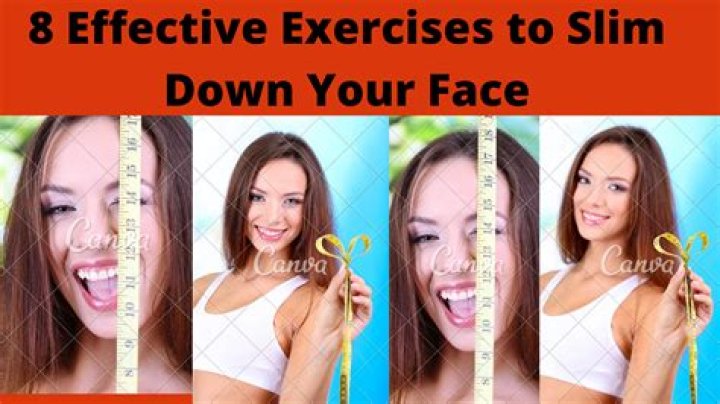 How can I slim down my face?