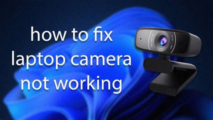How do I know if my laptop camera is installed?