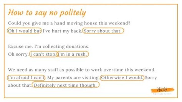 How do you politely not answer a question?