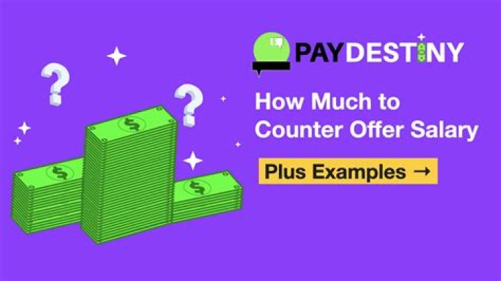 How much is too much counter offer salary?