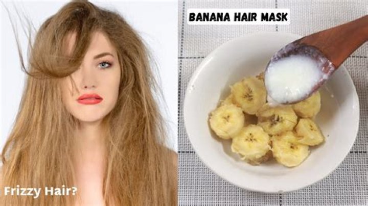 What happens if we apply banana on hair?