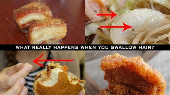 What if I swallow a hair?