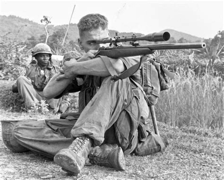 What rifle did Vietnam snipers use?