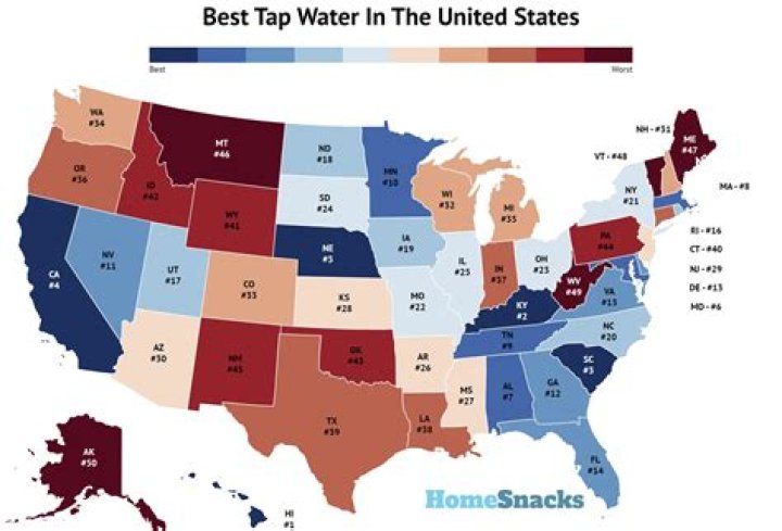 Where is the best water in the US?